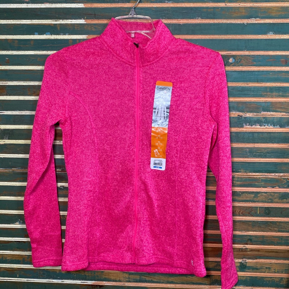 Hot pink zip jacket